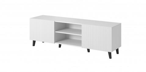 Szafka RTV PAFOS 150x40x52 biały mat - Galeria zdjęcie 7