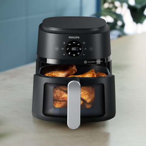 Frytkownica beztłuszczowa PHILIPS NA221/00 black - Galeria zdjęcie 7