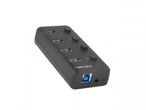 NATEC HUB USB 3.0 MANTIS 2 4-PORTY Z WŁ.+ZASILACZ - Galeria zdjęcie 1