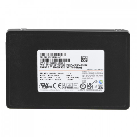 Samsung PM897 960GB SATA 2.5" MZ7L3960HBLT-00A07 - Galeria zdjęcie 1