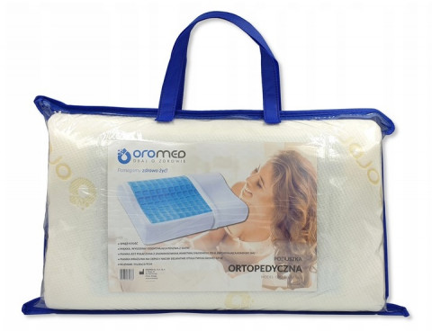 Poduszka profilowana ortopedyczna z chłodzącym wkładem żelowym OROMED ORO-RELAX GEL - Galeria zdjęcie 3