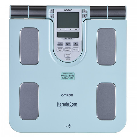 Waga z analizatorem składu ciała Omron Body Comp Monitor BF511 Turq HBF-511T-E - Galeria zdjęcie 4