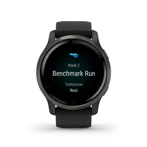 Zegarek Garmin Venu 2 (45 mm) Slate Stainless Steel Bezel / Black Case / Silicone Band - Galeria zdjęcie 19