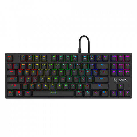 SAVIO KLAWIATURA MECHANICZNA RGB TEMPEST X2 BLUE - Galeria zdjęcie 1