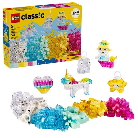 LEGO CLASSIC 11040 Magiczny zestaw z przezroczystymi klockami - Galeria zdjęcie 1