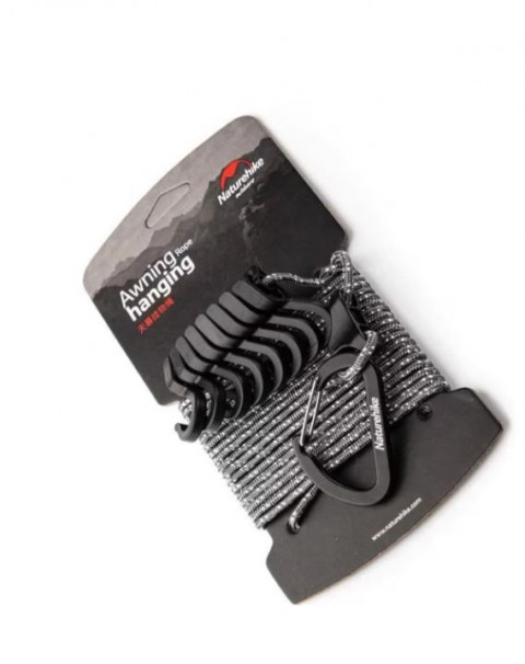 Linka wspinaczkowa Naturehike Awning Hang Rope NH19PJ040 -DARK GREY - Galeria zdjęcie 1
