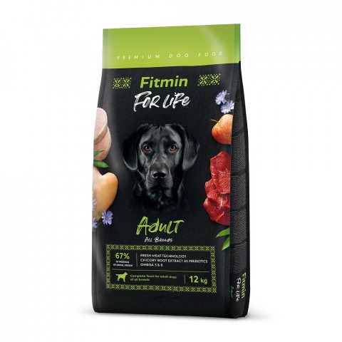FITMIN For Life Adult All breeds - sucha karma dla psa - 12 kg - Galeria zdjęcie 1