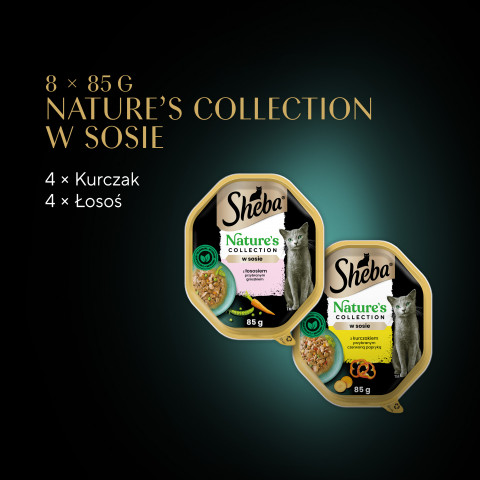 SHEBA Nature's Collection Mix - mokra karma dla kota - 8x85g - Galeria zdjęcie 13