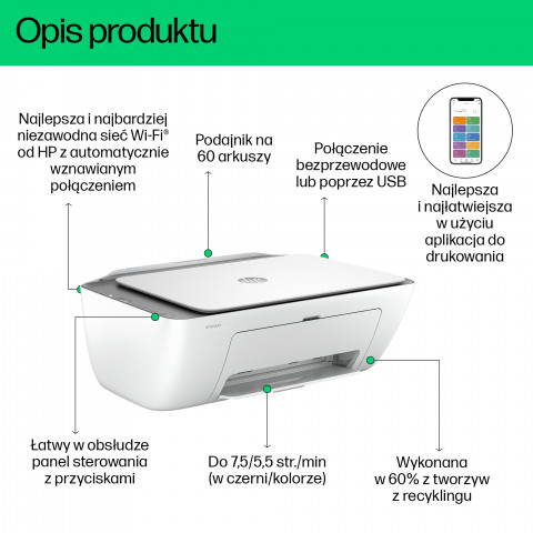HP DeskJet 2820e All-In-One 588K9B - Galeria zdjęcie 6