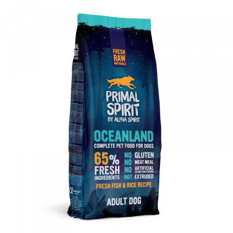 PRIMAL SPIRIT Oceanland Ryba - półwilgotna karma dla psa z alergią - 12kg - Galeria zdjęcie 1
