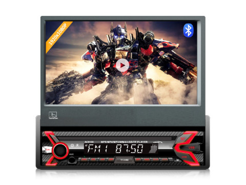 AUDIOCORE RADIOODTWARZACZ LCD 7" WYSUWANY AC9100 - Galeria zdjęcie 1