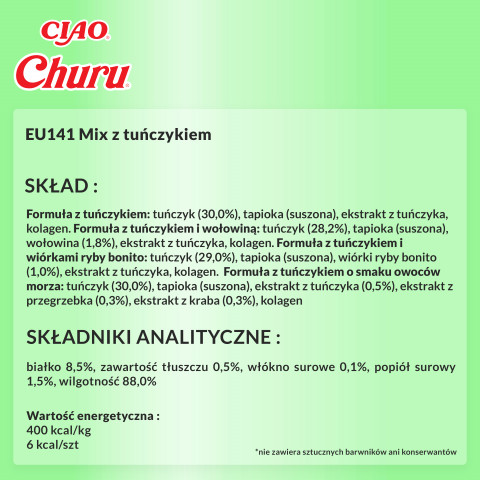 INABA Churu Variety box Tuńczyk - przysmak dla kota - 40x14 g - Galeria zdjęcie 6