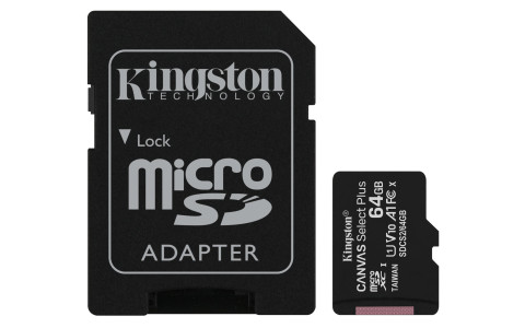 KINGSTON microSDXC Canvas Select Plus 100R + ADP - Galeria zdjęcie 1