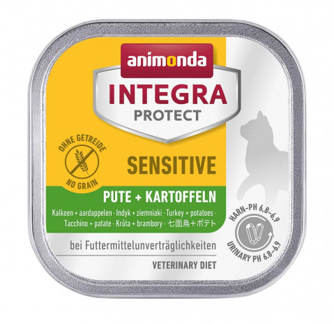 ANIMONDA Integra Protect Sensitive Indyk z ziemniakami - mokra karma dla kota - 100g - Galeria zdjęcie 1