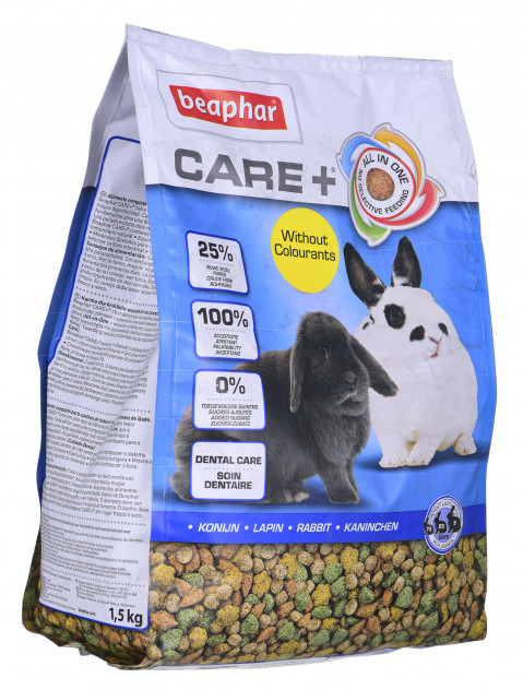 BEAPHAR Care+ Rabbit - karma dla królików - 1,5 kg - Galeria zdjęcie 1