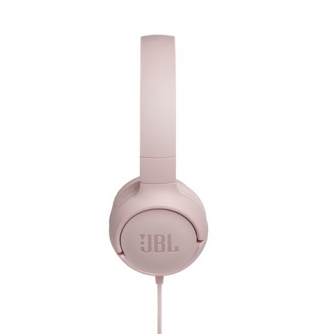 Słuchawki JBL Tune 500 (rożowe, nauszne, z wbudowanym mikrofonem) - Galeria zdjęcie 3