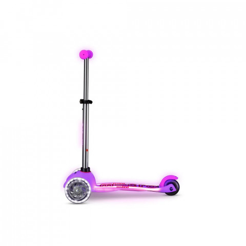 Hulajnoga Mini Micro Deluxe Glow LED Plus Frosty Pink - Galeria zdjęcie 3