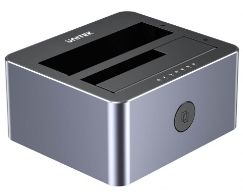 UNITEK STACJA KLONUJĄCA 2X SATA 2,5"3,5" USBC 10GB - Galeria zdjęcie 1