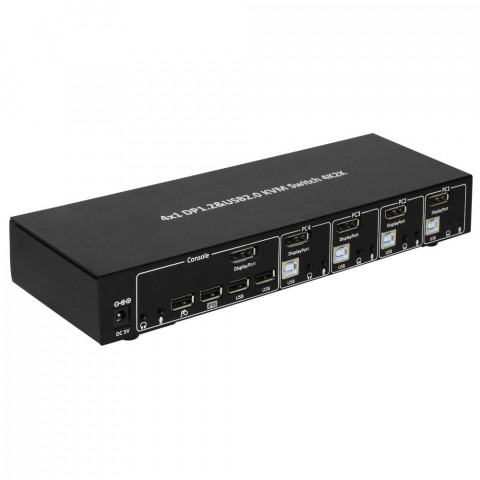 TECHLY PRZEŁĄCZNIK KVM DISPLAYPORT/USB 4X1 4K*30HZ - Galeria zdjęcie 4