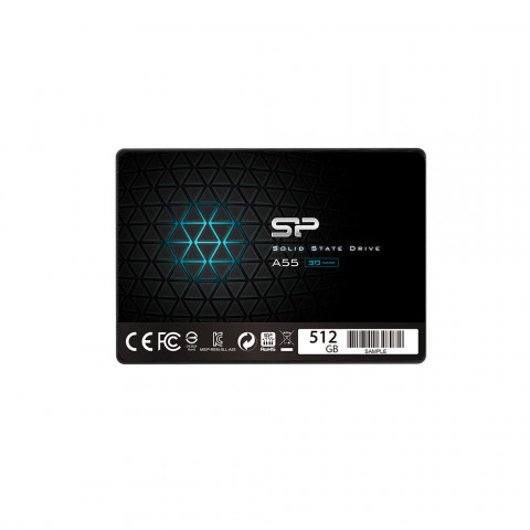 SSD Silicon Power A55 512GB 2.5" SATA3 3D NAND 7mm - Galeria zdjęcie 1