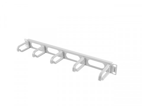 Lanberg organizer kabli 19" (1u, typ b, szary) ak-1205-s - Galeria zdjęcie 3
