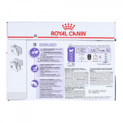ROYAL CANIN FHN Sterilised w galaretce - mokra karma dla kota dorosłego - 12x85g - Galeria zdjęcie 5