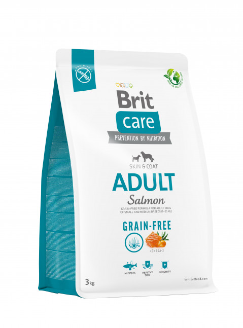 BRIT Care Grain-Free Adult Salmon – sucha karma dla psa - 3 kg - Galeria zdjęcie 2