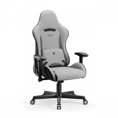 Fotel gamingowy DIABLO X-ST4RTER fotel szary - Galeria zdjęcie 2
