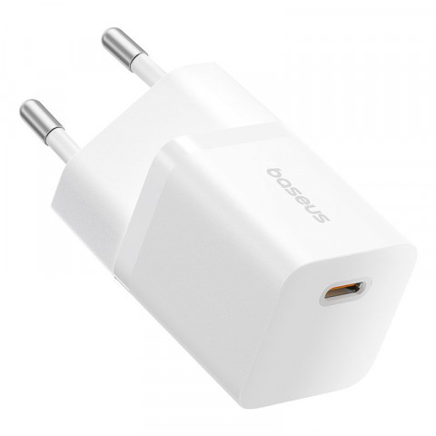 Ładowarka Baseus GaN5 mini 1C 25W+kabel USB-C biały - Galeria zdjęcie 4
