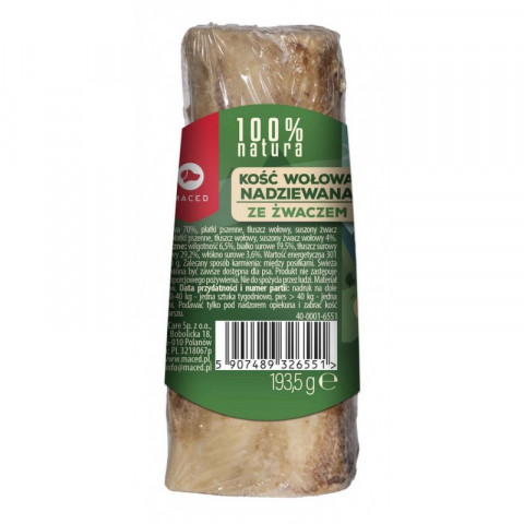 MACED Kość nadziewana ze żwaczem - gryzak dla psa - 150g - Galeria zdjęcie 1
