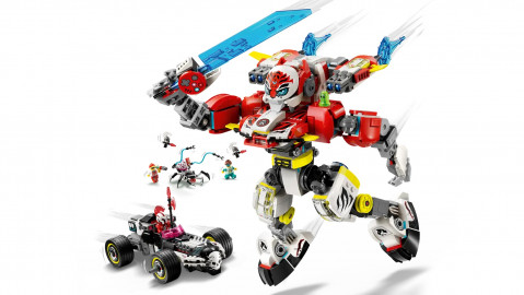 LEGO DREAMZZZ 71497 Tygrysi mech Coopera i hot rod Zero - Galeria zdjęcie 5