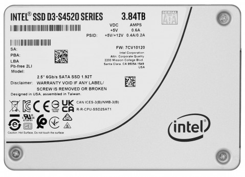 SSD Intel S4520 3.84TB SATA SSDSC2KB038TZ01 - Galeria zdjęcie 2