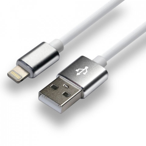 EVERACTIVE KABEL USB LIGHTNING, SILIKON,1M CBS-1IW - Galeria zdjęcie 2