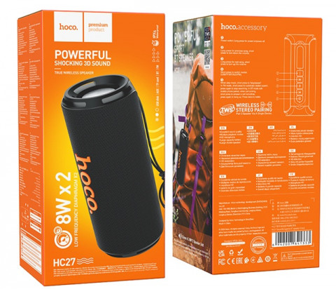 Głośnik bluetooth Hoco HC27 Soundful (czarny) - Galeria zdjęcie 4