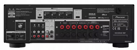 Amplituner Kina Domowego Pioneer  VSX835D ( czarny ) - Galeria zdjęcie 3