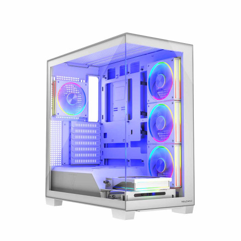 MODECOM OBUDOWA VOLCANO STELLAR ARGB MIDI 5F WHITE - Galeria zdjęcie 13