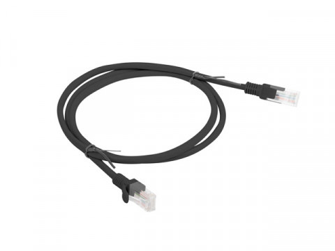 PATCHCORD KAT.6 UTP 1M CZARNY FLUKE PASSED LANBERG 10-PACK - Galeria zdjęcie 2