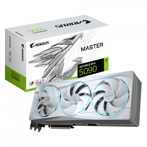 Karta graficzna Gigabyte GeForce RTX 5090 AORUS MASTER ICE 32GB (GV-N5090AORUSM ICE-32GD) - Galeria zdjęcie 1