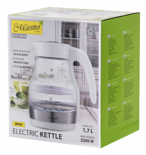 Czajnik elektryczny MR-061-WHITE MAESTRO - Galeria zdjęcie 9