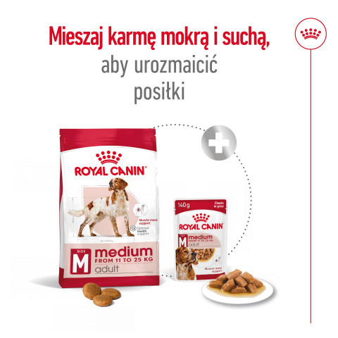 ROYAL CANIN SHN Medium Adult - sucha karma dla psa - 15 kg - Galeria zdjęcie 9
