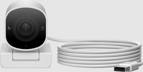 Kamera internetowa HP 960 4K Streaming USB srebrna 695J6AA - Galeria zdjęcie 6