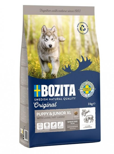 BOZITA Original Puppy & Junior XL Jagnięcina - sucha karma dla psa - 12kg - Galeria zdjęcie 1