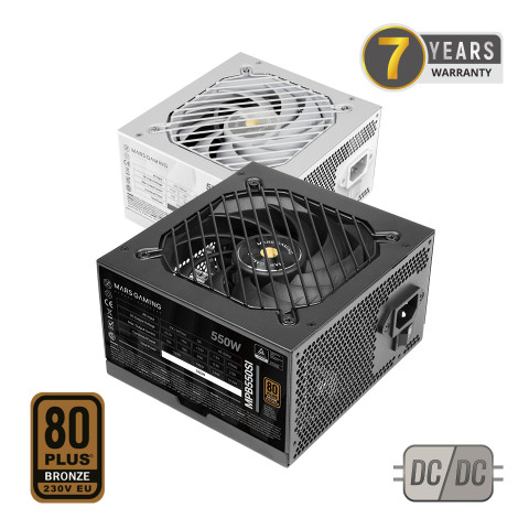 TACENS MARS MPB550SI 550W DC-DC, 80PLUS BRONZE - zasilacz/PSU - Galeria zdjęcie 1