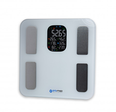 Waga łazienkowa ORO BLUETOOTH SMART WHITE OROMED - Galeria zdjęcie 1