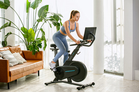Rower stacjonarny, magnetyczny OVICX Q200X z ekranem dotykowym 15,6" TFT, WIFI bluetooth&app - Galeria zdjęcie 33