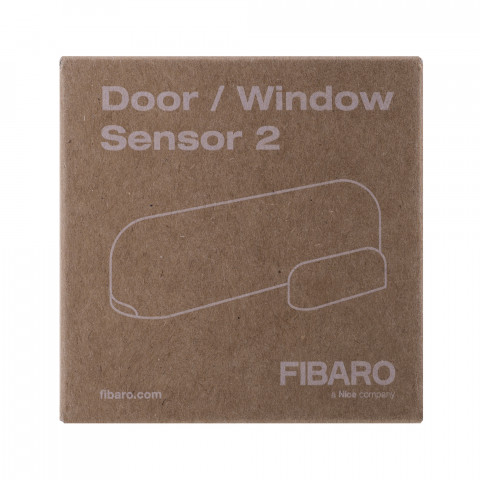 FIBARO Czujnik okien/drzwi FGDW-002-7 (wewnętrzny; Z-Wave; kolor czekoladowy) - Galeria zdjęcie 2