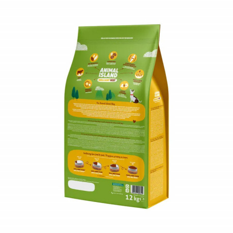 ANIMAL ISLAND Brilliant beef Wołowina - sucha karma dla psa - 12kg - Galeria zdjęcie 2