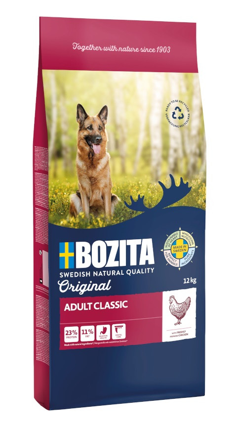 BOZITA Original Adult Classic Kurczak - sucha karma dla psa - 12kg + GRATIS! - Galeria zdjęcie 3