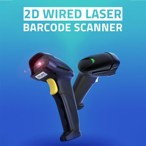 QOLTEC CZYTNIK KODÓW KRESKOWYCH LASEROWY 1D |2D - Galeria zdjęcie 6