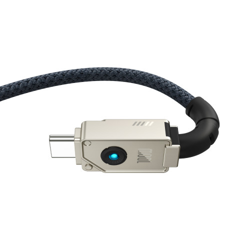 Kabel Baseus Unbreakable Typ C-Typ C 100W 1m (biały) - Galeria zdjęcie 3